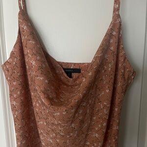 Orange mini summer dress